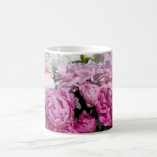 Pink Peonies Tasse (Mittel)