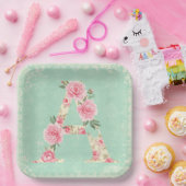 Pink Peonies von Natasha Us Pappteller (Party)