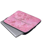 Pink Peony-A Friend Loves Tablet/Laptop Sleeve (Vorne Knopf)