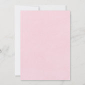 Pink Peony Anemone Gold Paare Dusche Einladung (Rückseite)