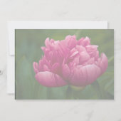 Pink Peony Ankündigung Datum freihalten (Rückseite)