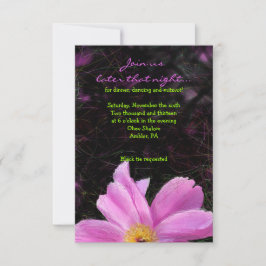 PINK PEONY Bat Mitzvah Empfang Card Einladung