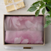 Pink Peony Blume Blossom Foto Entdeckungsreise Seidenpapier (Geschenk)