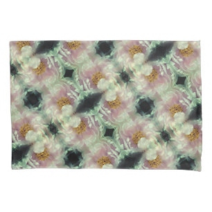 Pink Peony Blume Center Pattern Kissenbezug