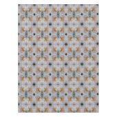 Pink Peony Blume Centre Abstraktes Muster Tischdecke (Vorderseite)