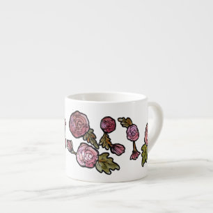 Pink Peony Blume Espressotasse