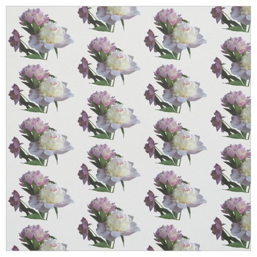 Pink Peony Blume Foto Custom Fabric Stoff (Muster)