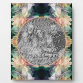 Pink Peony Blume Fügen Sie Ihr Foto Fotoplatte (Vorderseite)