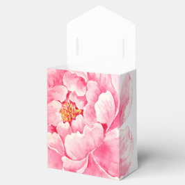 Pink Peony Blume Geschenkschachtel