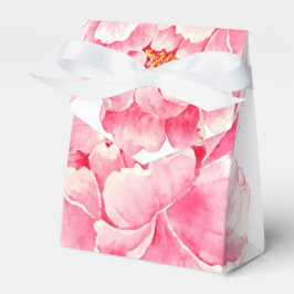 Pink Peony Blume Geschenkschachtel