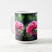 Pink Peony Blume im Garten-33333 Kaffeetasse (Vorderseite Links)