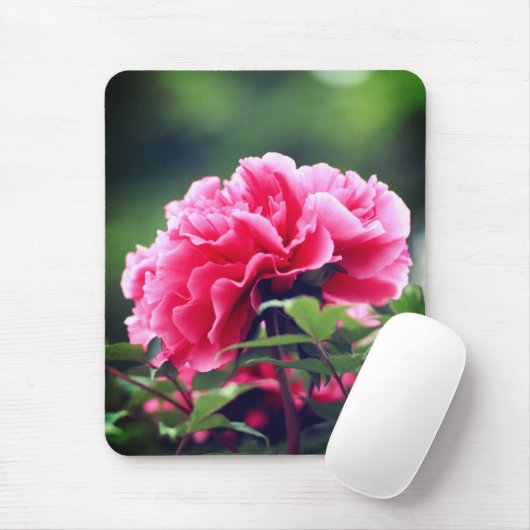 Pink Peony Blume im Garten-33333 Mousepad (Mit Mouse)