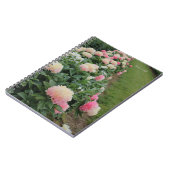 Pink Peony Border Notizblock (Linke Seite)