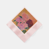 Pink Peony Bouquet Serviette (Ecke)