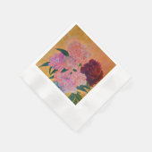 Pink Peony Bouquet Serviette (Ecke)