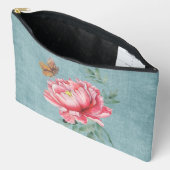 Pink Peony & Butterfly Kosmetische Tasche (Offen)