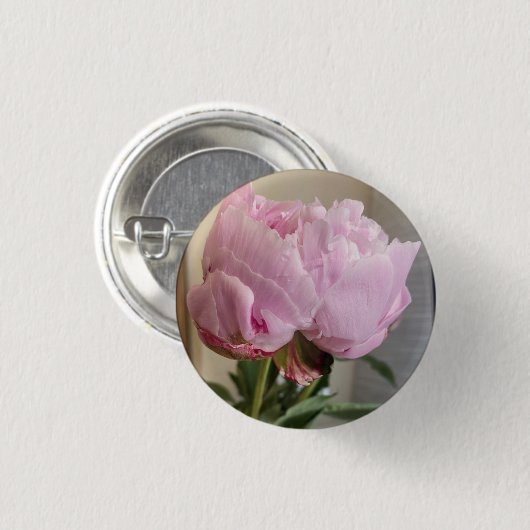 Pink Peony Button (Vorne & Hinten)