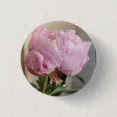 Pink Peony Button (Vorderseite)