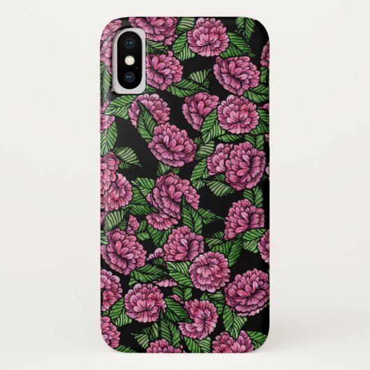Pink Peony Case-Mate iPhone Hülle (Rückseite)