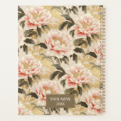 Pink Peony Chiyogami Planner Planer (Rückseite)