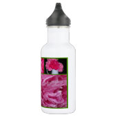 Pink Peony Collage Trinkflasche (Rechts)