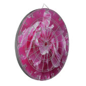 Pink Peony Dartscheibe (Vorderseite Links)