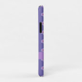Pink Peony Floral Monogram Lila Case-Mate iPhone Hülle (Hinten/Rechts)