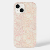 Pink Peony Floral Pattern Case-Mate iPhone Hülle (Rückseite)