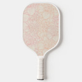 Pink Peony Floral Pattern Pickleball Schläger (Rückseite)