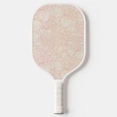 Pink Peony Floral Pattern Pickleball Schläger (Vorderseite)