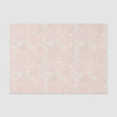 Pink Peony Floral Pattern Seidenpapier (Vorderseite)
