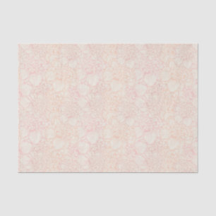 Pink Peony Floral Pattern Seidenpapier