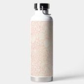 Pink Peony Floral Pattern Trinkflasche (links)