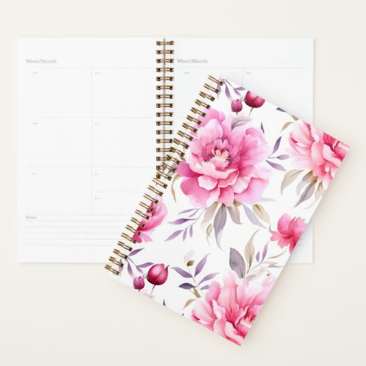 Pink Peony Floral Planer (Anzeige)