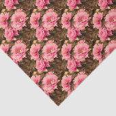 Pink Peony Flower Seidenpapier (Ausschnitt)