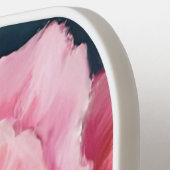 Pink Peony Flower Watercolor Floral Pickleball Schläger (Linke Seite)