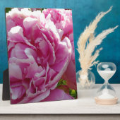 Pink Peony Foto Hütte Bauernhof Blumengarten Fotoplatte (Seite)