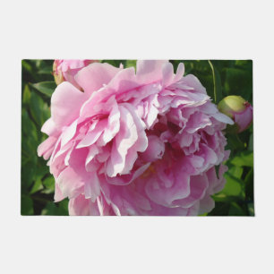 Pink Peony Foto Hütte Bauernhof Blumengarten Fußmatte