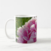 Pink Peony Foto Hütte Bauernhof Blumengarten Kaffeetasse (Links)