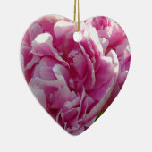 Pink Peony Foto Hütte Bauernhof Blumengarten Keramik Ornament (Rechts)