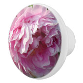 Pink Peony Foto Hütte Bauernhof Blumengarten Keramikknauf (Rechts)