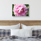 Pink Peony Foto Hütte Bauernhof Blumengarten Leinwanddruck (Insitu (Schlafzimmer))