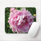 Pink Peony Foto Hütte Bauernhof Blumengarten Mousepad (Mit Mouse)