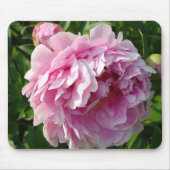 Pink Peony Foto Hütte Bauernhof Blumengarten Mousepad (Vorne)