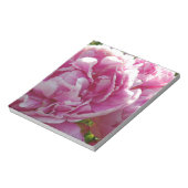 Pink Peony Foto Hütte Bauernhof Blumengarten Notizblock (Rotiert)
