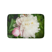 Pink Peony Garden Flowers Badematte (Vorderseite)
