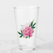 Pink Peony Glass Glas (Rückseite)