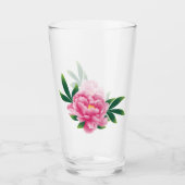 Pink Peony Glass Glas (Vorderseite)