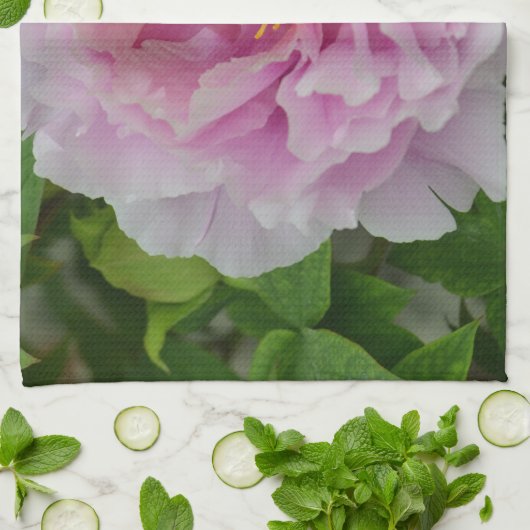 Pink Peony Handtuch (Gefaltet)