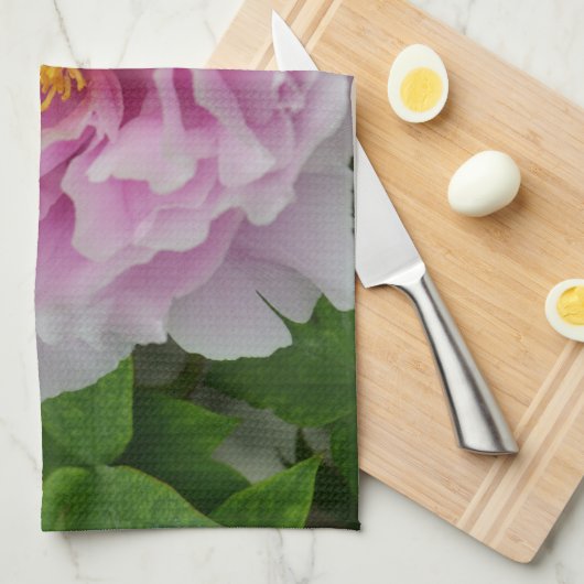 Pink Peony Handtuch (Viertel Falte)